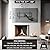 Mount-It! Pull Down TV Mount, Drop Down Wall Mount with Gas Spring Arm, Height-Adjustable TV Mount for 37-80 Inch TVs, Full Motion Swivel Tilt Bracket for Fireplace, Fits VESA 600x400, Up to 88 lbs