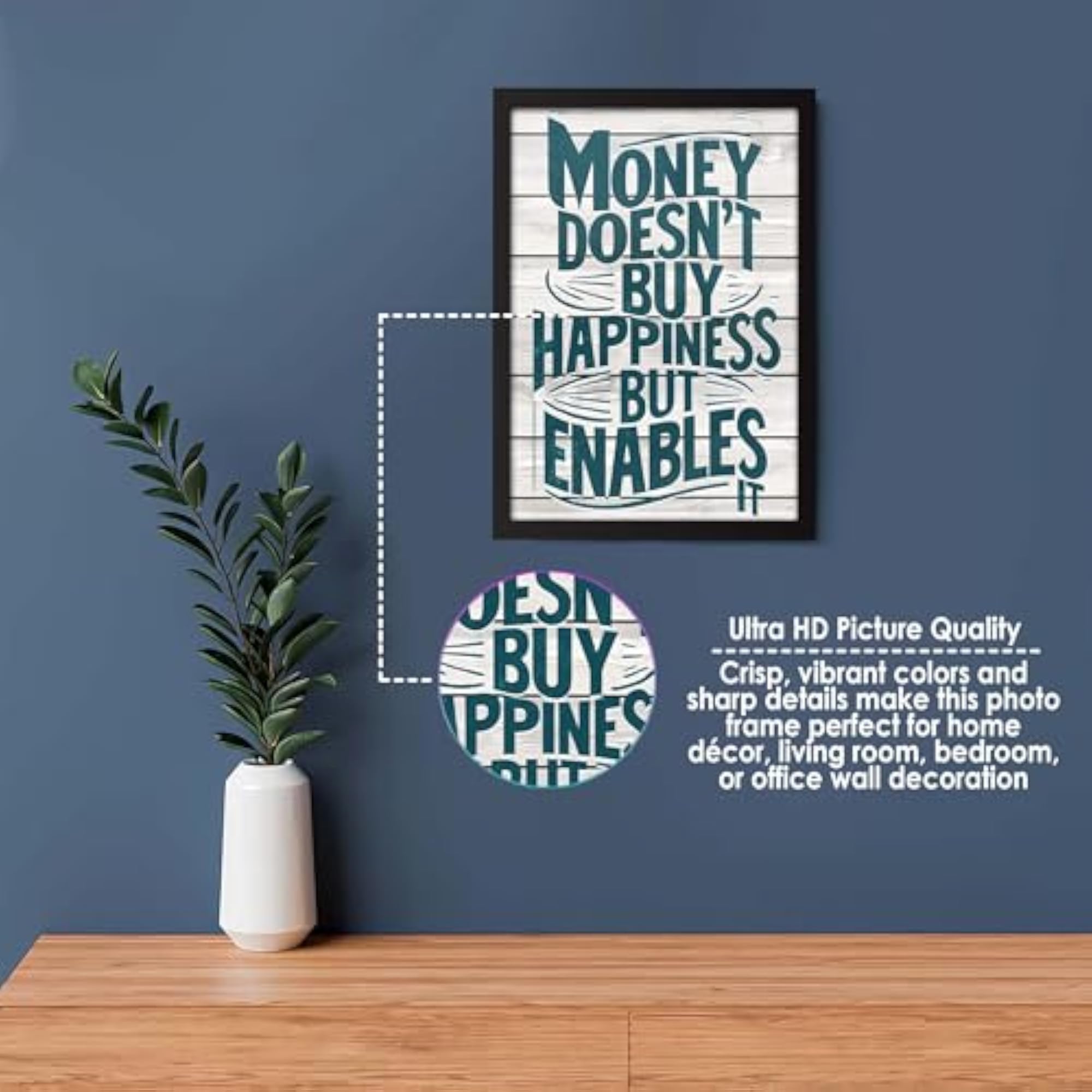 Motivational Quotes Wall Frames, Positive Decor