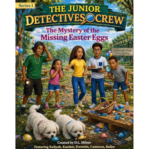 The Junior Detectives Crew Audiolibro Por D. Milner arte de portada