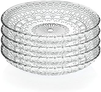 Lorenzo Import Medici 4 Piece 7" Fruit/Salad Plates, Clear