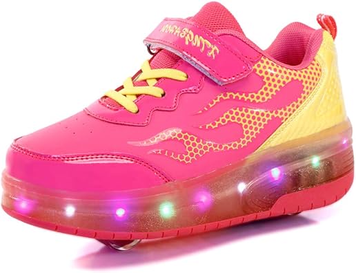 Two-wheel Type Roller Shoes, Boys, Girls, Kids, Juniors, Childrens Shoes, Sneakers, Luminous Shoes