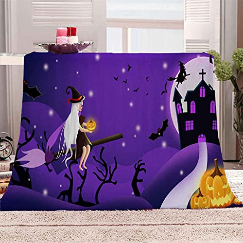 Couverture Polaire Sorcière pour Soirée Cocooning d'Automne - 2