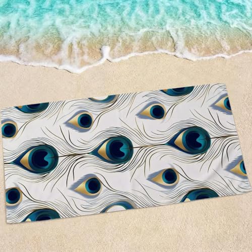 Serviette de bain grande taille séchage rapide drap de plage doux
