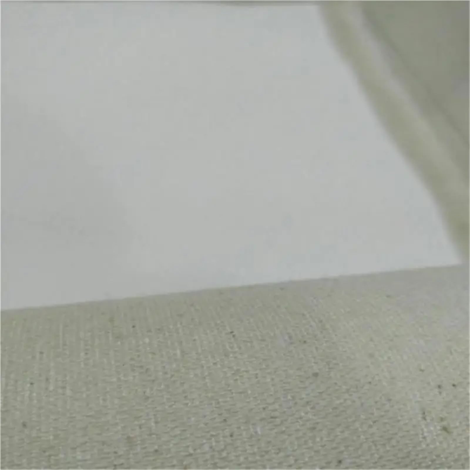 Rollo de lona de lino y algodón imprimado, 400 g/m², varios tamaños for pintura acrílica al óleo a mano(58cm X 5m)