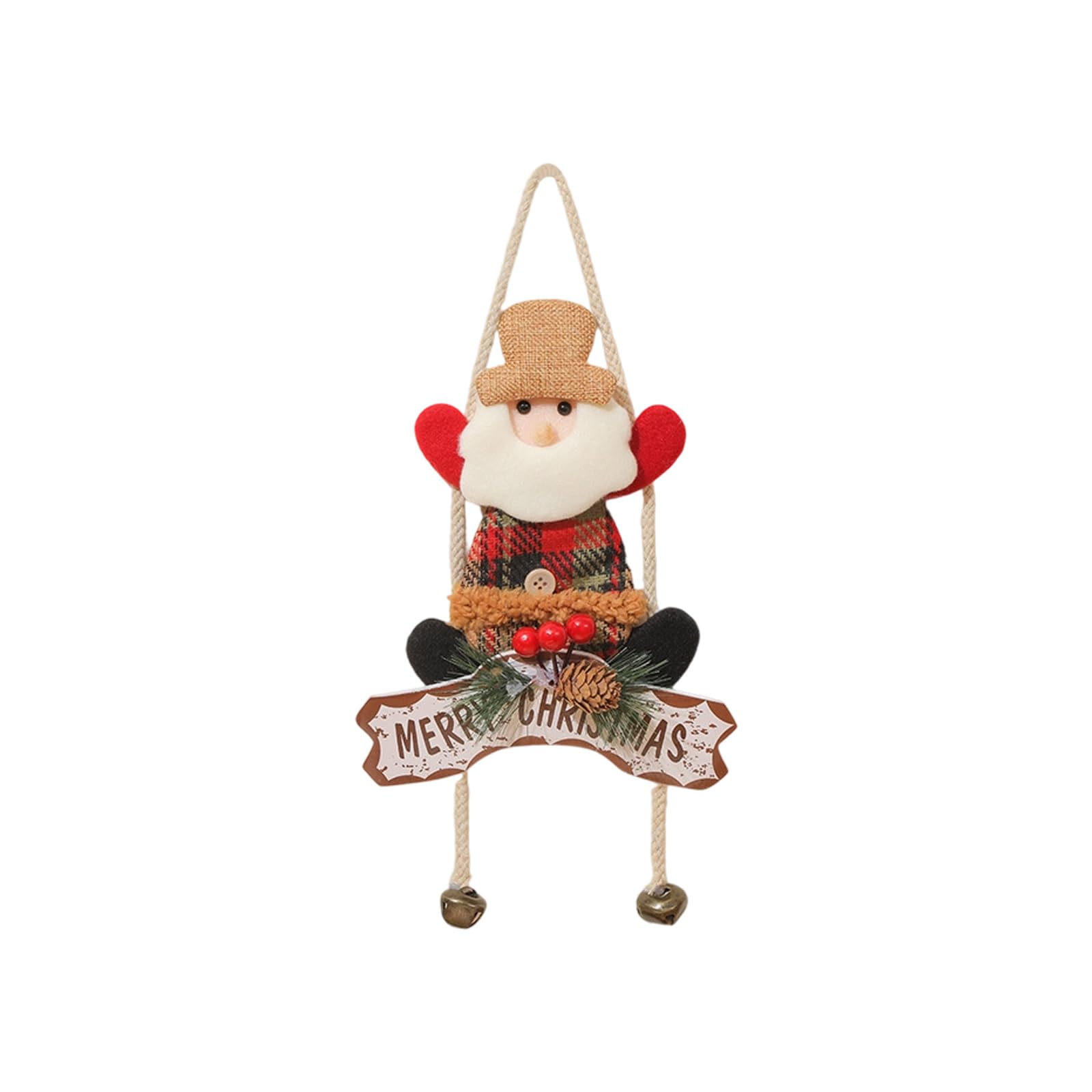Xinsheinelry Celebratory Blanketed Deer Christmas Deck Gentle Decoration for Indoor Holiday Party Decoration Easy Suspend Celebratory Garnishes