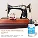 1oz Fine Light Sewing Machine Oil and Cleaning Kit, Includes Needle Tip Applicator & Dual-Ended Brush, Home & Industrial Mineral Sewing Machine Oil and Lubricant for Textile Machinery, by OAIEGSD