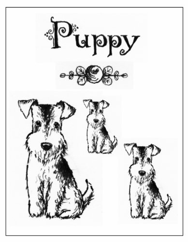 Furuya Koko Puppy timbre clair pour décorer vos carnets et bullet journal