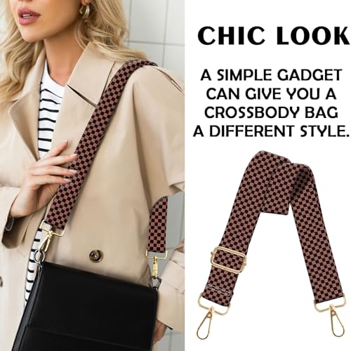 Image of Purse Strap Crossbody Shoulder Straps 1.5 inch Wide Replacement Adjustable for Women Girls Bag Aesthetic Cute