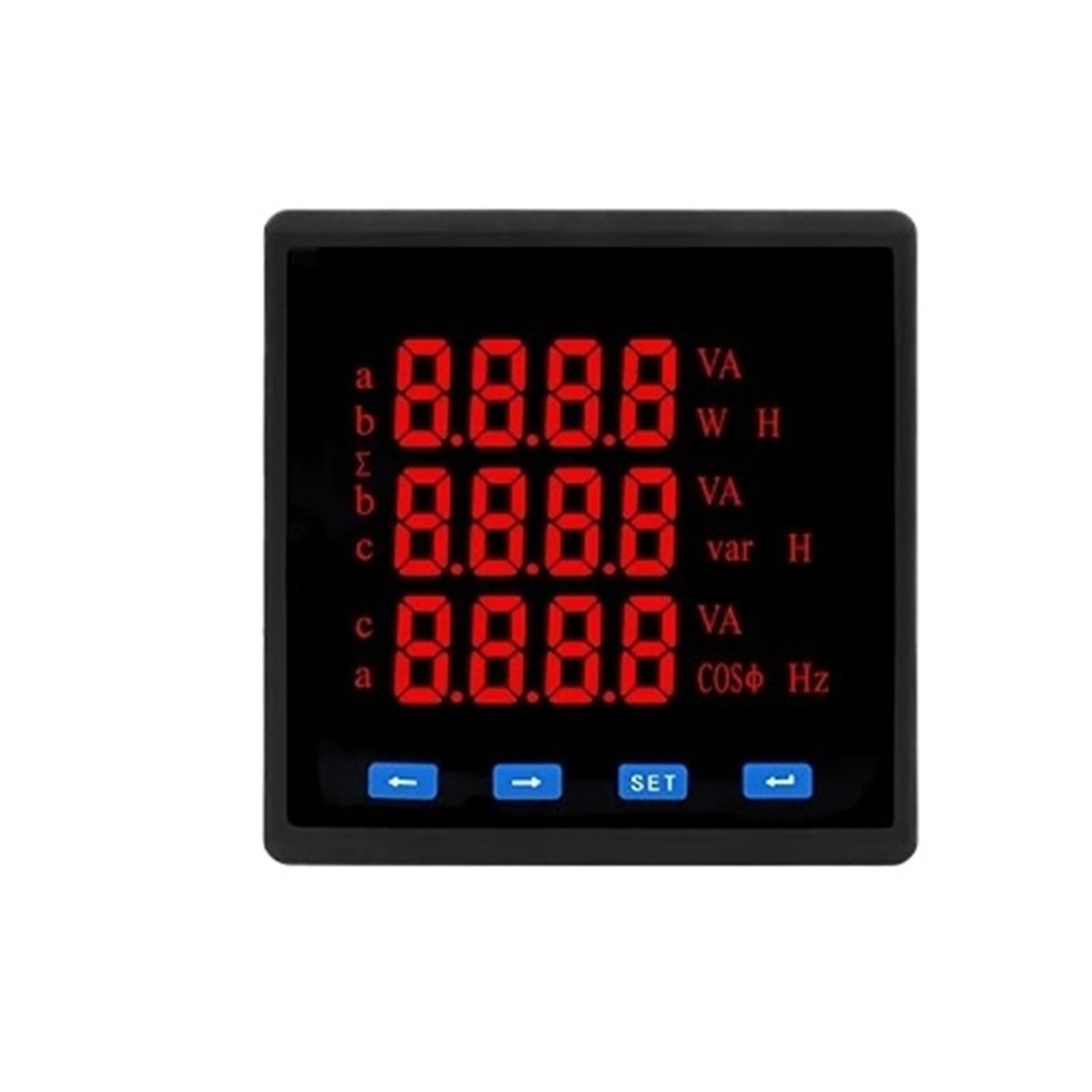 Compteur multifonctionnel LED pour surveiller les watts