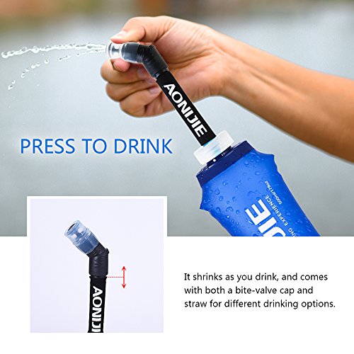 Canudo de garrafa, Andoer Palhinha para garrafa de água corrente macia Palha Garrafa de hidratação l