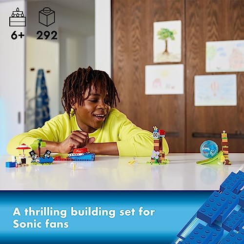 LEGO Set Sonic 76990 O Desafio da Esfera de Velocidade de Son 292 peças