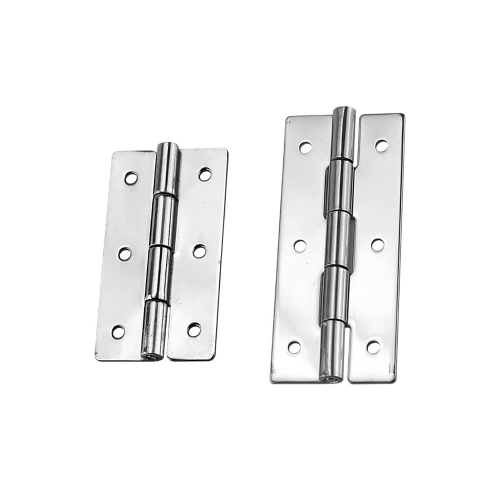 Ehfqpjybbo Small Folding Hinge Stainless Steel Suitable Mechanical Industrial Equipment Cabinet Doors 1Pcs(Small)