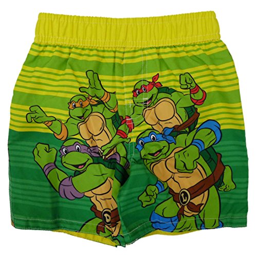 Teenage Mutant Ninja Turtles Infant Boys Swim Trunks Board Shorts 12m Yellow