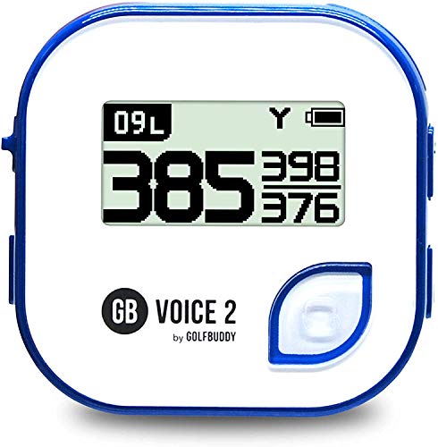 GolfBuddy Sistema GPS de Golf Unisex Voice2, Blanco/Azul, Talla nica