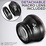 58MM 0.43x Altura Photo Professional HD Wide Angle Lens (w/Macro Portion) for Canon EOS 70D 77D 80D 90D Rebel T8i T7 T7i T6i T6s T6 SL2 SL3 DSLR Cameras - Image 5