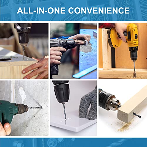 PRESTO Conjunto De Brocas - Kit Combinado De Perfuração E Acionamento De 100 Peças Conjunto De Broca