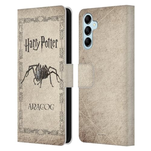 Head Hülle Designs Offizielle Harry Potter Aragog Spinnen Geschoepf Chamber of Secrets II Leder-Wallet-Hülle Kompatibel mit Samsung Galaxy M14 5G