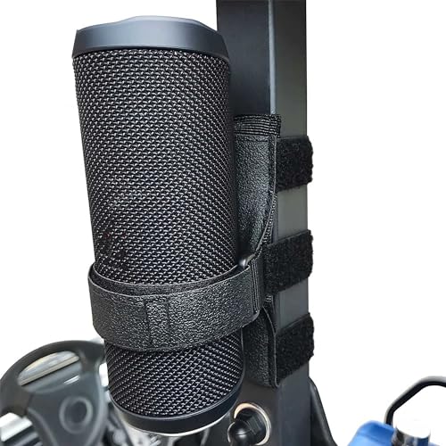 HomeMount Soporte de altavoz para carrito de golf, accesorios para carrito de golf, correa ajustable, compatible con JBL Flip 4/JBL Flip 5, etc., la mayoría de altavoces portátiles