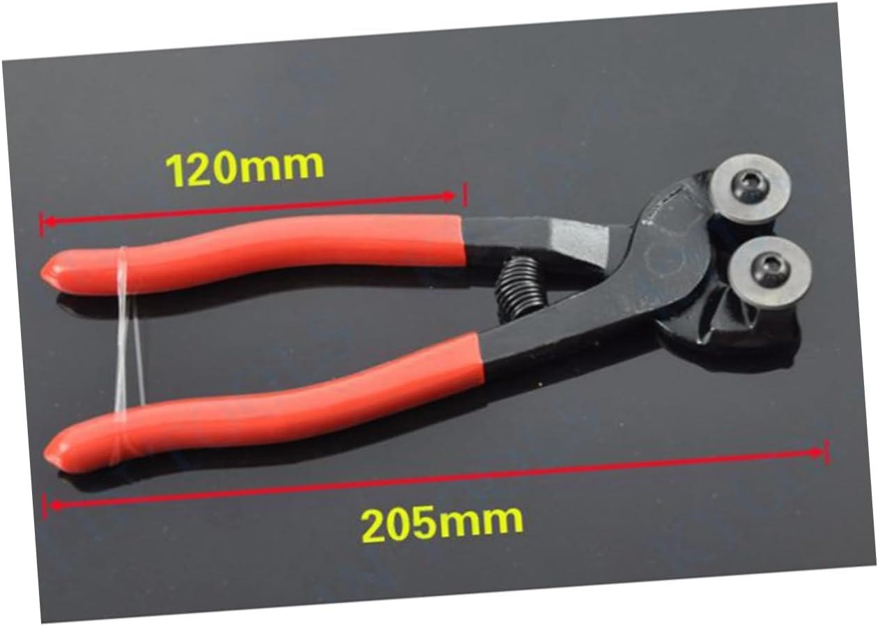 WOONEKY 1pc Glass Tile Pliers Manual DIY Small Tile Cutter Tiles Title Clippers Clipper Trimmers Glass Tile Stainless Steel Cutter Pliers Random Color