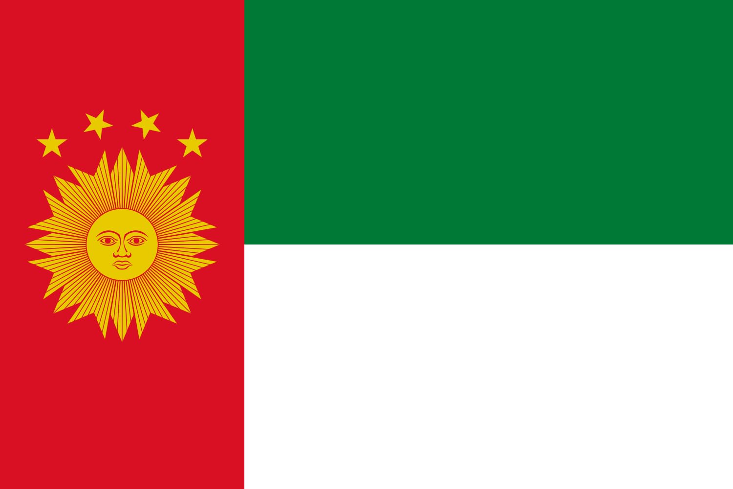Drapeau XL South Peru drapeau paysage 120x180cm grand format 2.16m²