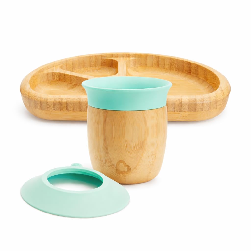 Produit Sans BPA Assiette Bébé Chiatai En Silicone - Compartiments Avec Ventouse Anti-Renversement - Sans BPA Rose Assiette Antidérapante Enfant