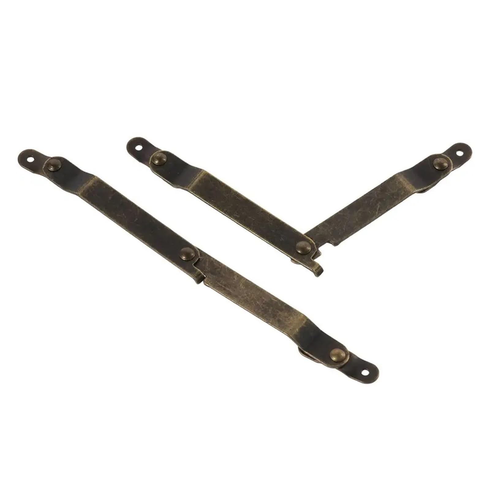 Charnière de support rotative en bronze antique pour couvercle de meuble