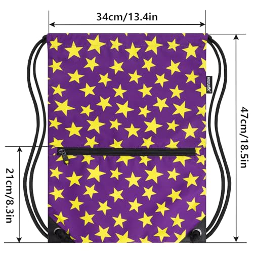 Image of HOLYLUCK Drawstring Backpack Bag Sport Gym Sackpack
