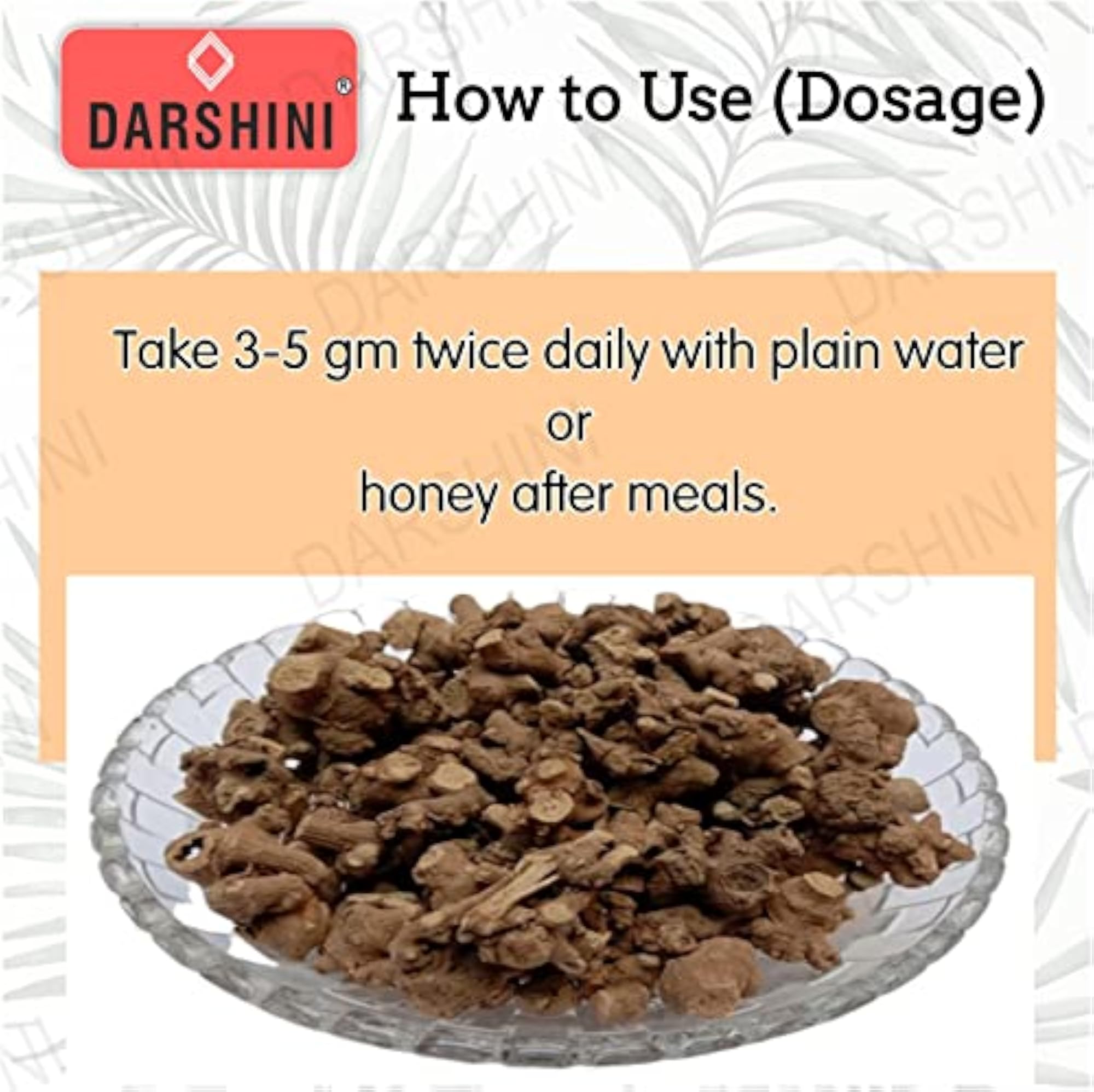 Darshini Pipla Mool Powder Pack of 2, Natural Ingredient
