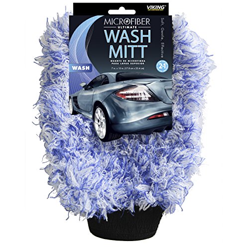 Viking Microfiber Car Wash Mitt - Scratch-free