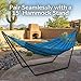 Sunnydaze Handwoven XXL Thick Cord Mayan Double Hammock for Outside - 625-Pound Capacity Heavy-Duty Outdoor Hammock - Blue