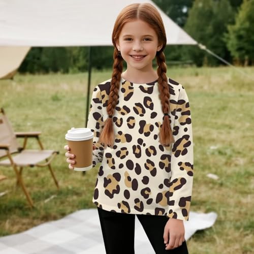 Image of Uourmeti Girls Graphic Tees Long Sleeve T Shirts for Teens Casual Tshirts Junior Sportswear Fall Tops
