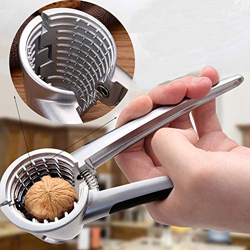 FireKylin 2 Pcs Nutcracker Tool- Pecan, Walnuts, Hazelnut Nut Cracker Zinc Alloy Sheller Opener Kitchen Plier with Non-Slip Handle - Thumbnail 3