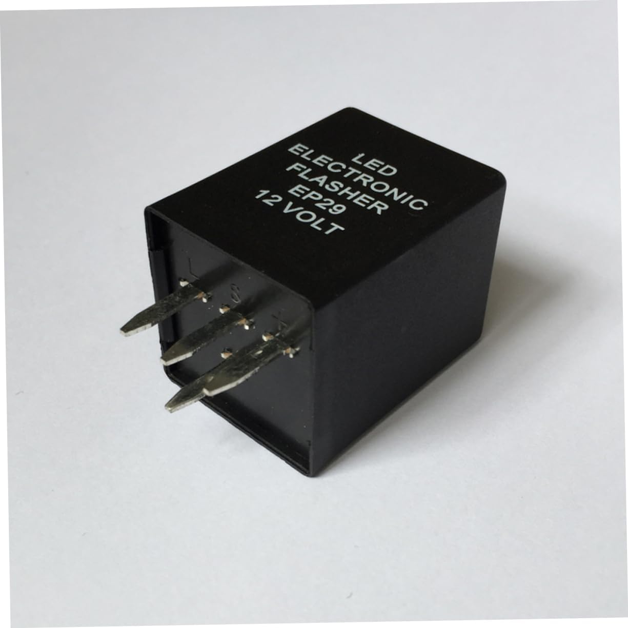 Car Led Flasher Relay Pin Electronic Turn Signal Fix for Led Bulbs Easy Plug and Play Installation Black Compatible Vehicles