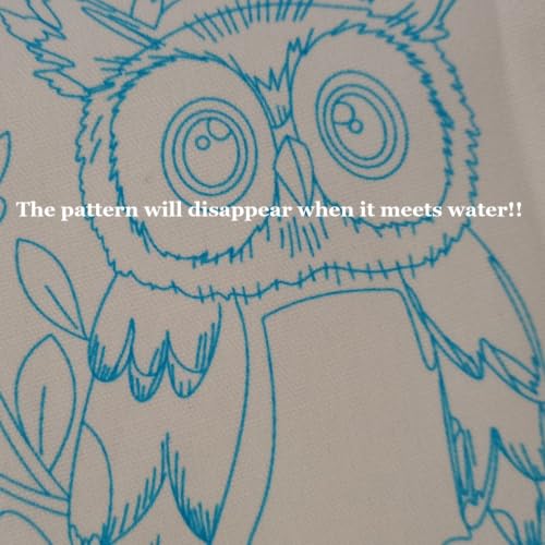 Image of Embroidery Starter Kit for Adult Beginner with Owl Pattern Hand Stitch Set