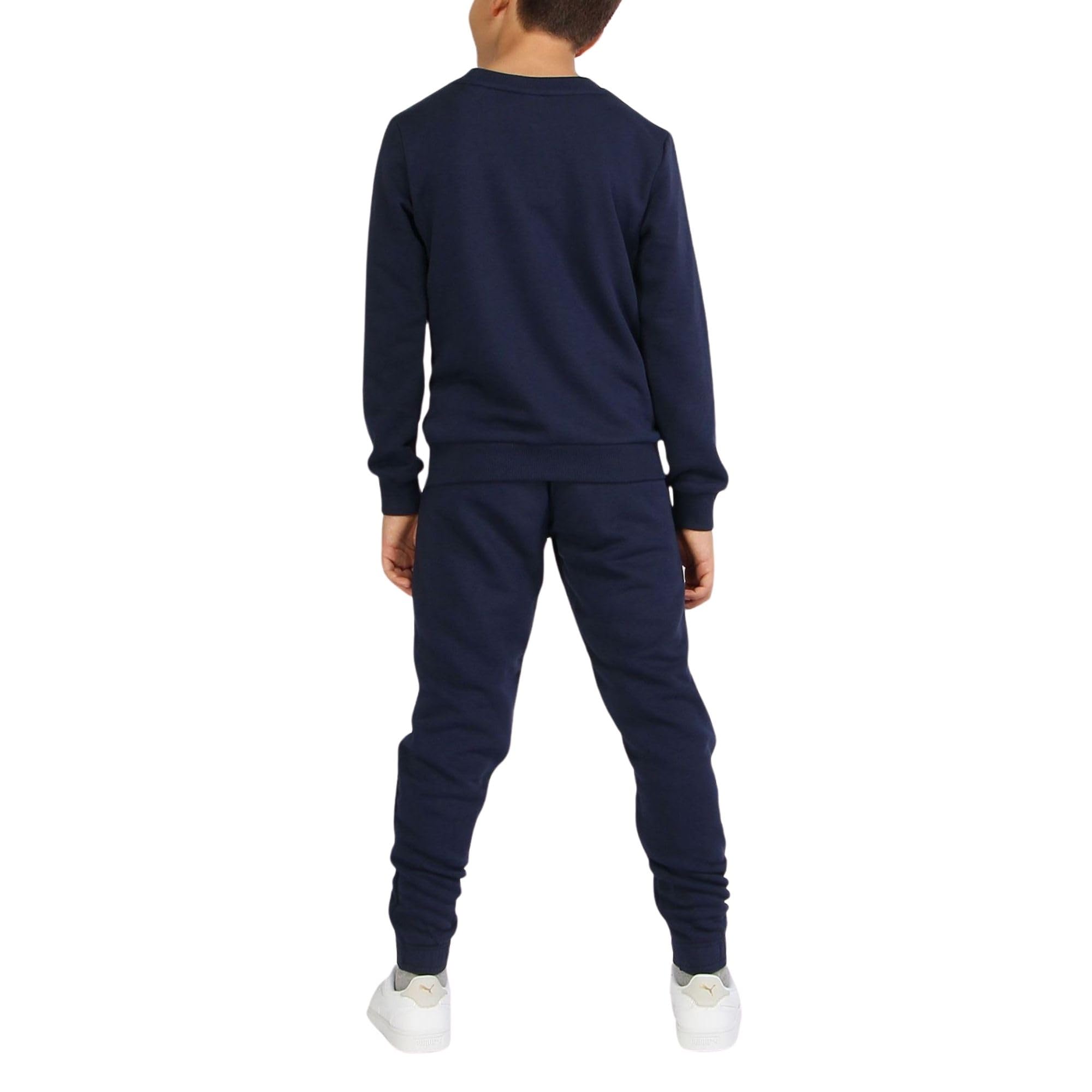 PUMA Tuta da Ragazzi Essentials No. 1 Logo Blu Codice 691673-16