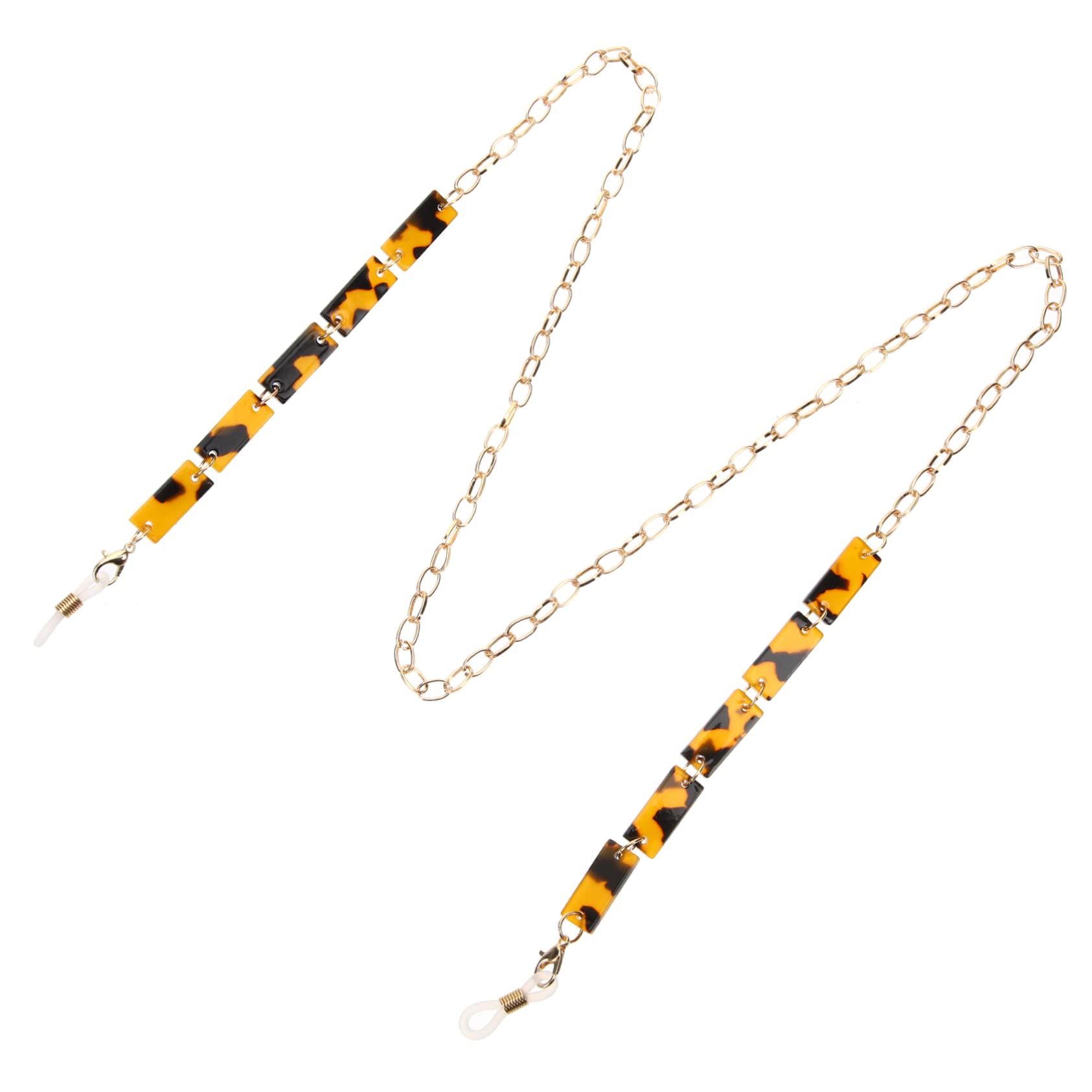 SHERCHPRY 5 Piezas cadena de gafas cordón de cara cordón de gafas diario Gafas de sol gafas sol gafas para niños monturas de gafas collar de anteojos correa antideslizante para gafas Cobre