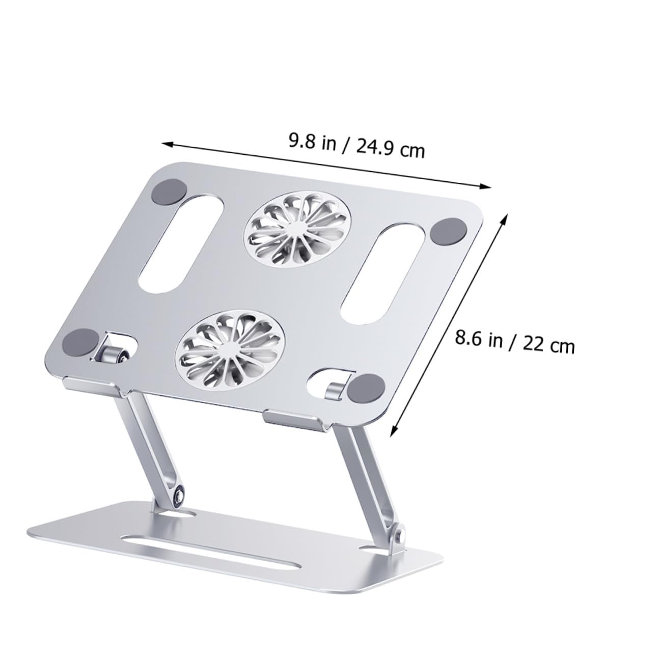 Notebook e Creare Un'atmosfera Estiva e Confortevole per Cooler Doppia Ventola Supporto Ventilato Regolabile in Lega di Alluminio Fino a 17.3 Pollici Laptop