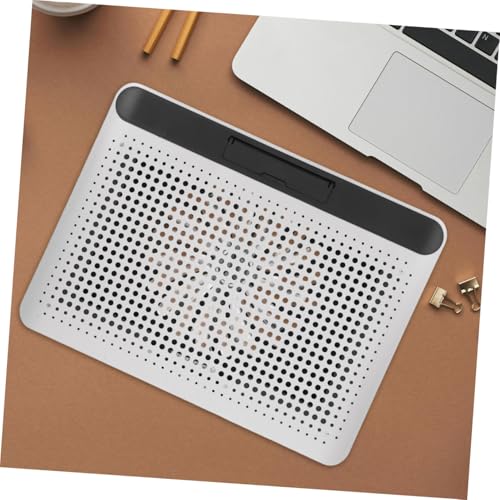 Base refrigerante para laptop SHINEOFI plateada miniatura 5