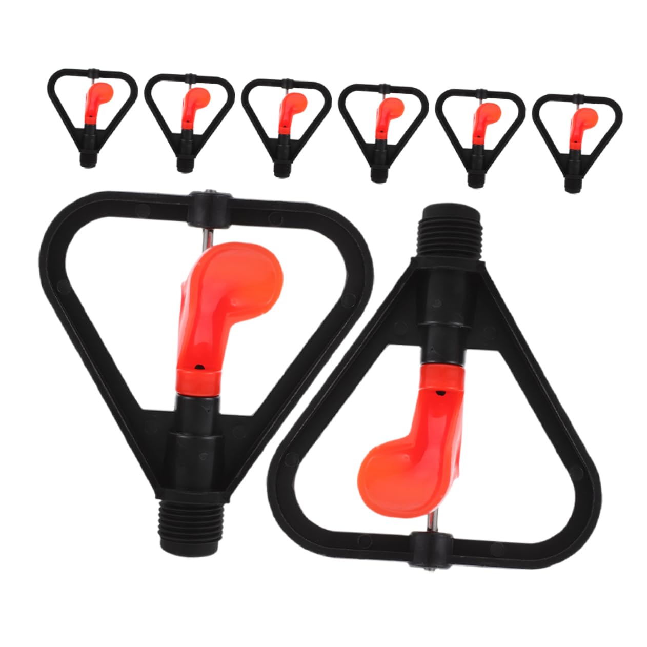 ibasenice 8 Pcs Rotating Sprinkler Heads Nozzles for Efficient Watering for Garden and Lawn Irrigation