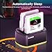 MAIWO 2 Bay External Hard Drive Docking Station with RGB Light, SATA Drive Offline Cloner Duplicator for 2.5'' 3.5'' HDD/SSD with Power Supply, UASP Supported, Black