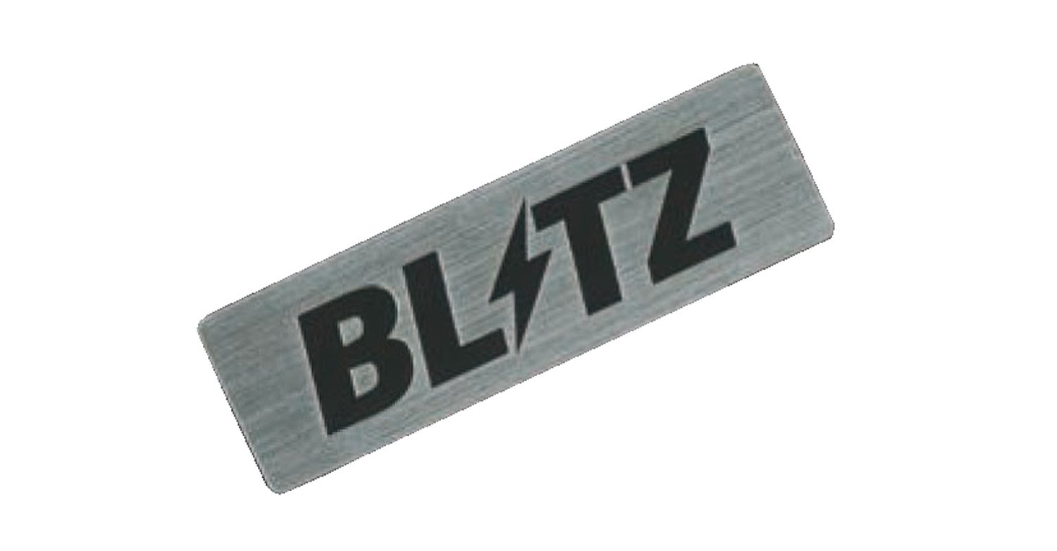 BLITZ 18933 Aluminum Logo Plate, W: 3.5 inches (90 mm) : Amazon.sg