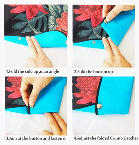 3 Pack Adult Bib For Eating Washable Reusable Waterproof Clothing Protector For Women #TOP6