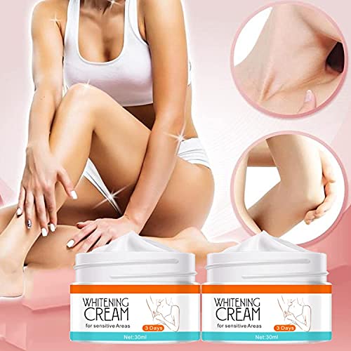 Closeraep Snowyskin Lightening Cream, Vova Whitening Cream For Sensitive Areas, Intimate Skin Cream, Underarm Brightening Cream, Whitening Lightening Brightening Cream, Dark Spot Corrector (2PCS)
