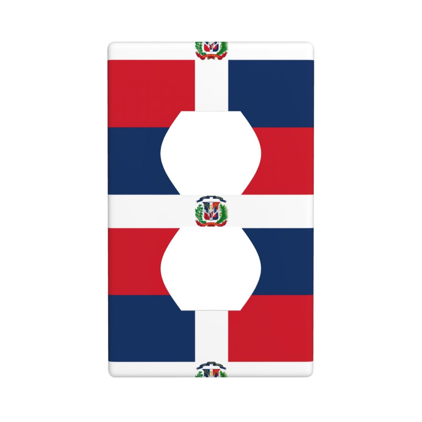 Dominican Republic Unbreakable Polycarbonate Switch Plate-1 Gang Screwless Wall Plate for Home Office