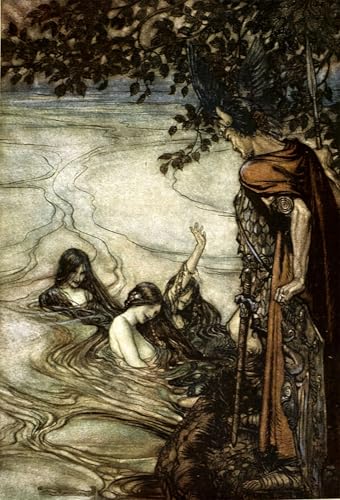 Impression d'art Arthur Rackham psvdctoo grand tableau sur toile pour habiller un mur
