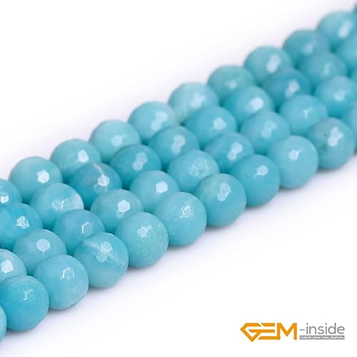 Miniatura 475 de GEM-Inside Red Orange Carnelian Gemstone Loose Beads Natural Energy Power Beads for Jewelry Making Round Faceted 8mm 15