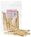 100g Braided Lamb Skin (Approx 10 Sticks) 6" Inch Natural Dog Treat Chew Gluten & Grain Free By JR Pet Products
