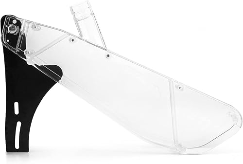 Miniatura 6 de QWORK Cubierta protectora para sierra de mesa, carcasa de seguridad para carpintería antipolvo para sierras de mesa de 7 a 12 pulgadas