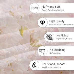 Rustic chicken and floral blanket soft lightweight flannel throw blanket for couch bed travel living room home decor cozy warm fuzzy blankets for adults kids women girls 6050 in  urban country home decor