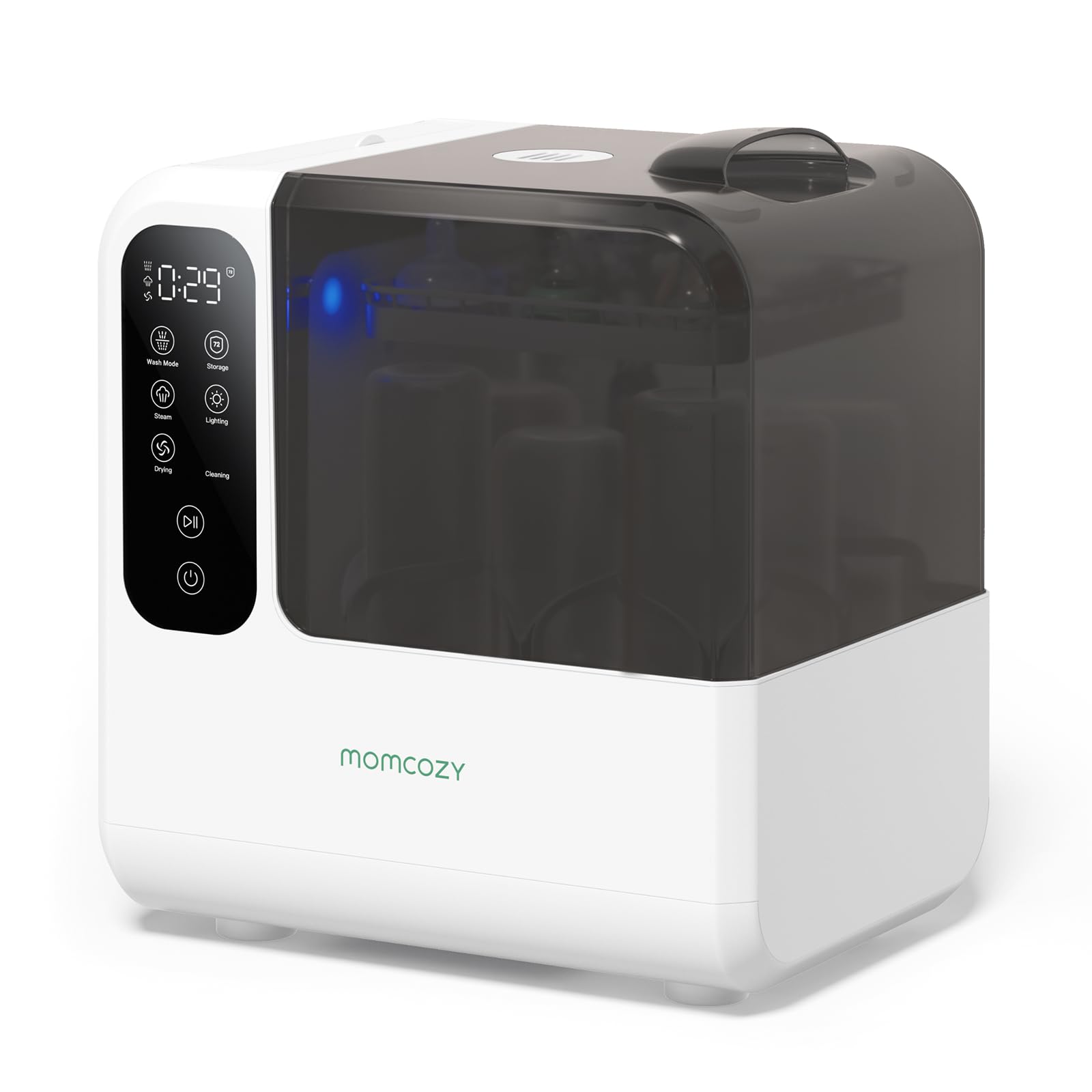 Momcozy KleanPal Pro All-in-One Bottle Washer, Sterilizer & Dryer - White thumbnail 7